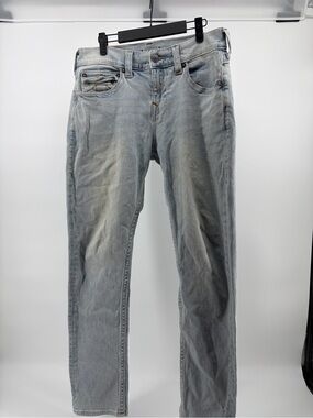 True Religion "Rocco" Snap Flat, Relaxed Skinny Jeans, Men's,Size 30